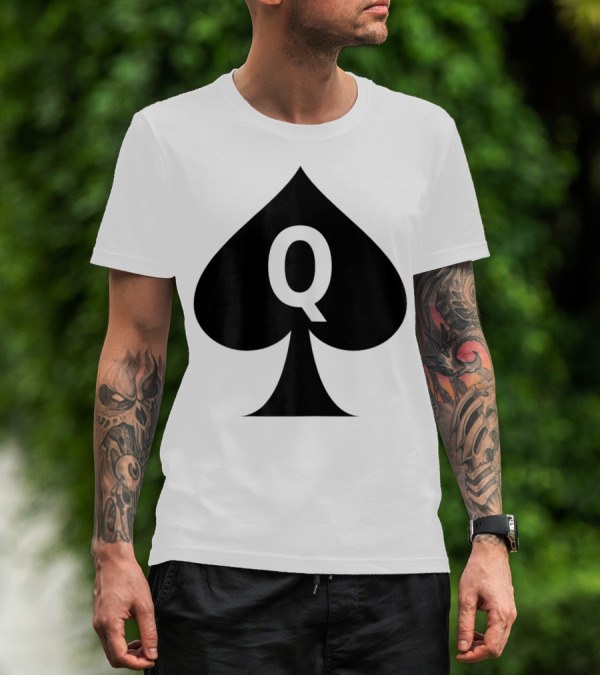 Queen Of Spades Q Symbol Hotwife Clothing T-Shirt
