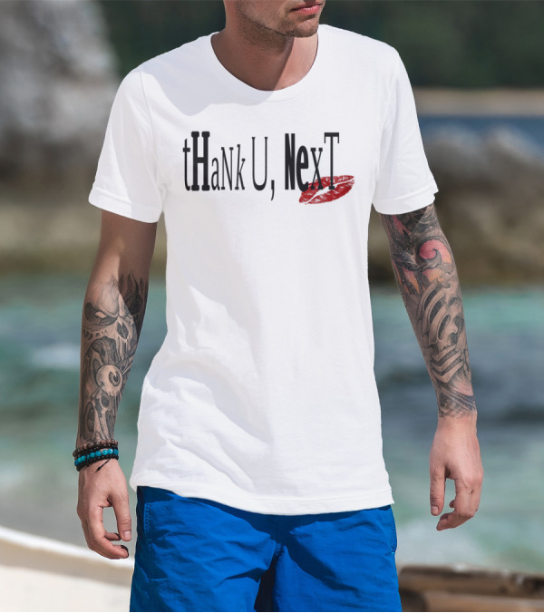THaNk U, NexT Red Lip Print T-Shirt