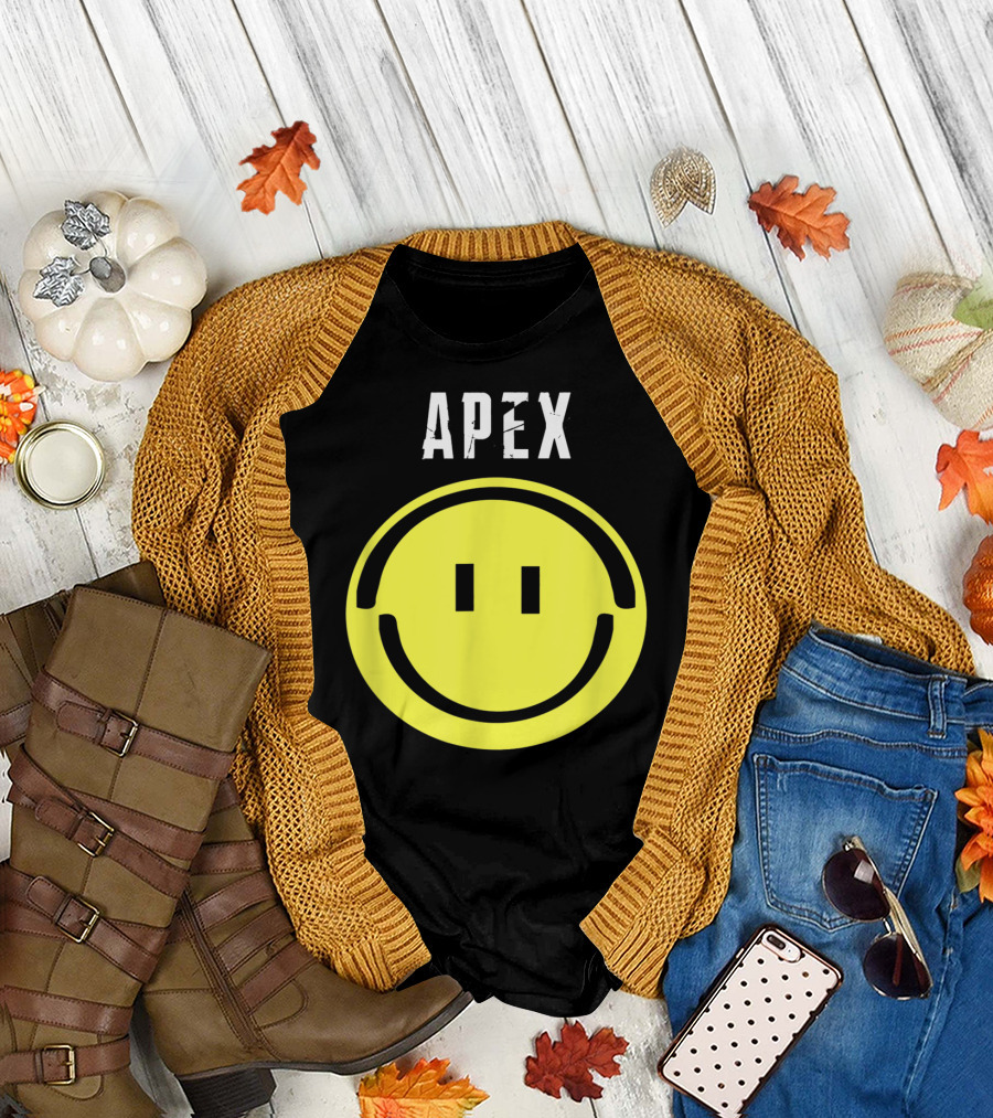 APEX Happy Pathfinder Game Smiley Face T-Shirt