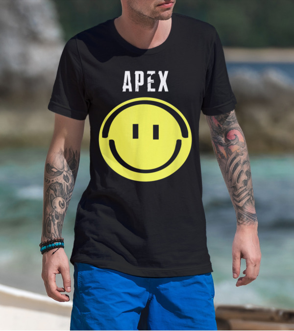 APEX Happy Pathfinder Game Smiley Face T-Shirt