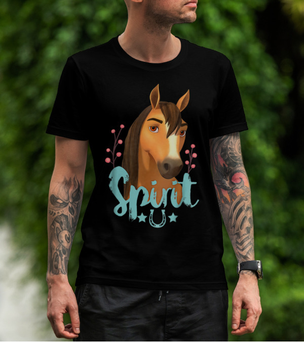 Kids DreamWorks Spirit Riding Free Spirit Horse Character T-Shirt