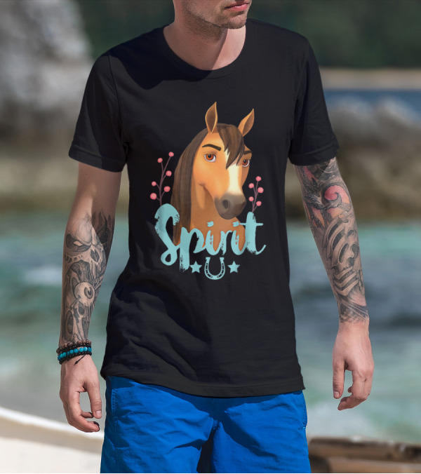 Kids DreamWorks Spirit Riding Free Spirit Horse Character T-Shirt