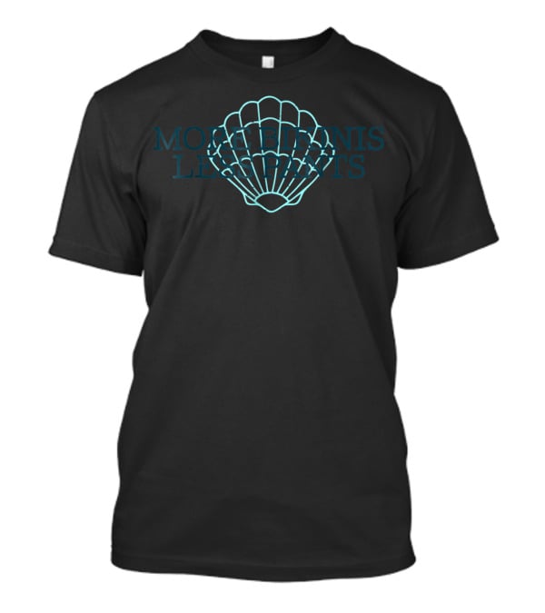 More Bikinis Less Pants Seashell Icon Typography T-Shirt