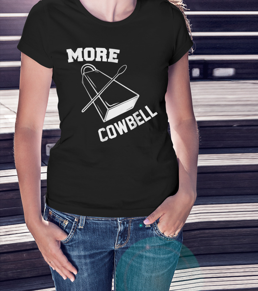More Cowbell Funny Musical Instrument Spoon T-Shirt
