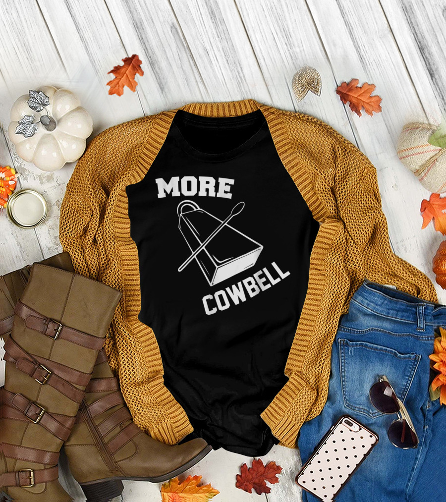 More Cowbell Funny Musical Instrument Spoon T-Shirt