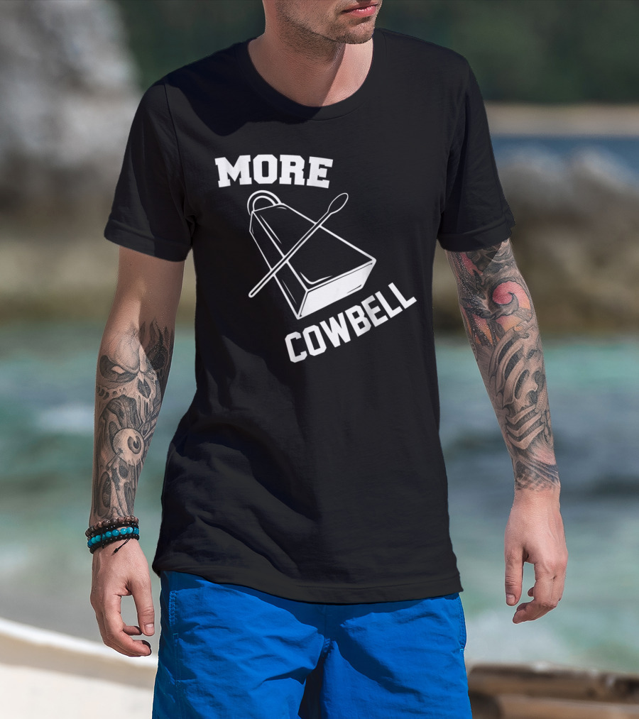 More Cowbell Funny Musical Instrument Spoon T-Shirt