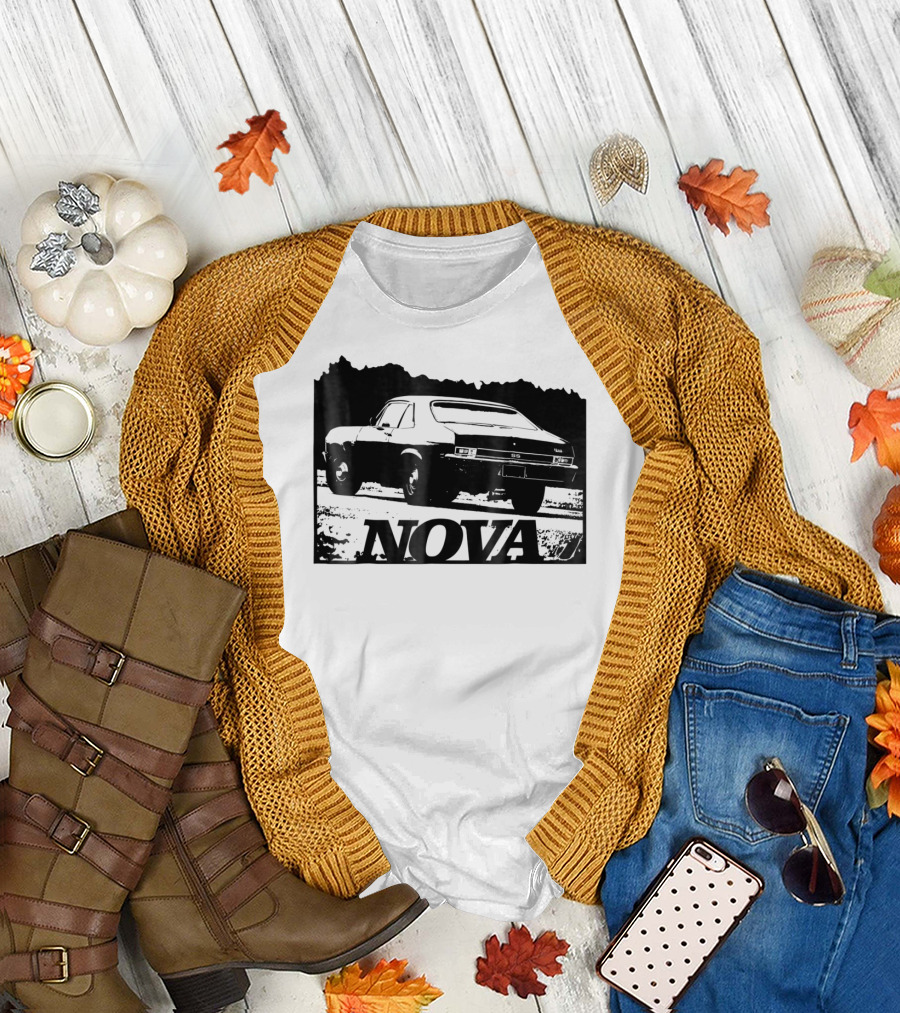 Nova Muscle Car 1968 Show Classic Auto T-Shirt
