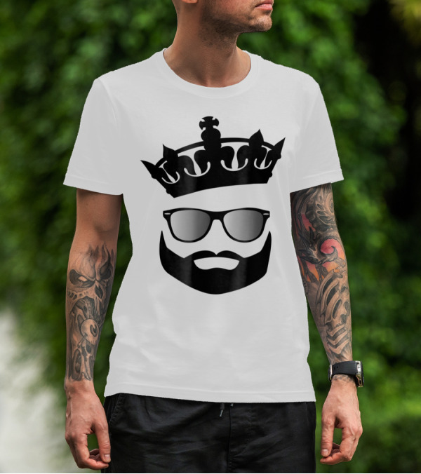 BEARD KINGS SHADES CROWN ICONIC T-Shirt