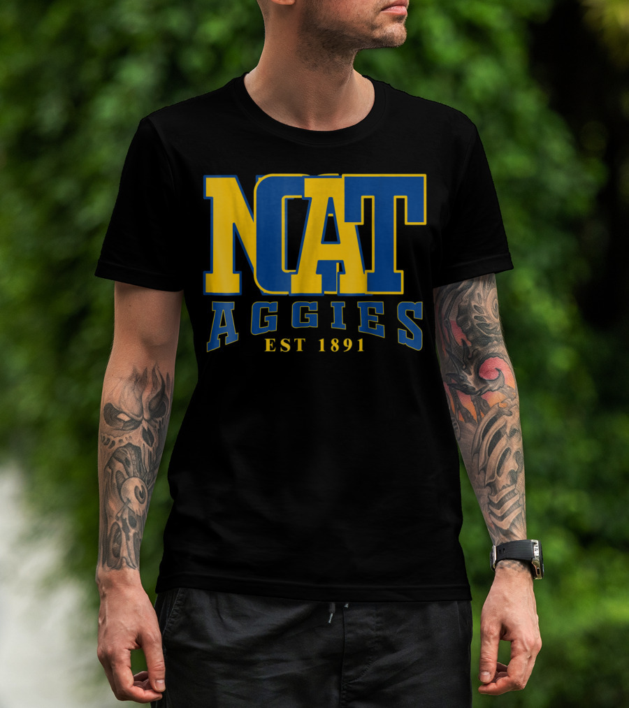 NCAT Aggies EST 1891 North Carolina A&T State University HBCU T-Shirt