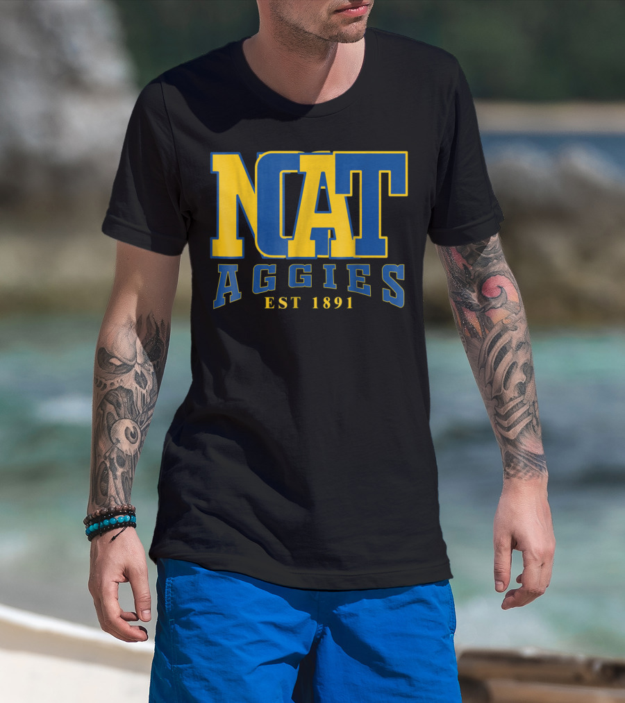 NCAT Aggies EST 1891 North Carolina A&T State University HBCU T-Shirt
