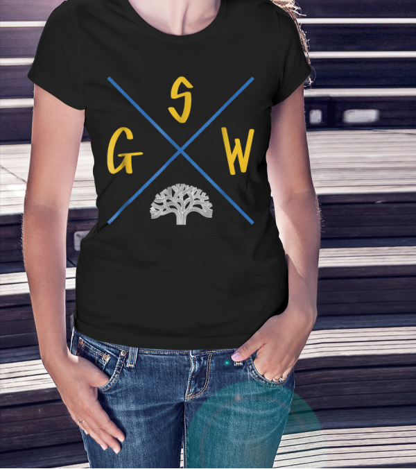 GSW Oakland California Oak Tree T-Shirt