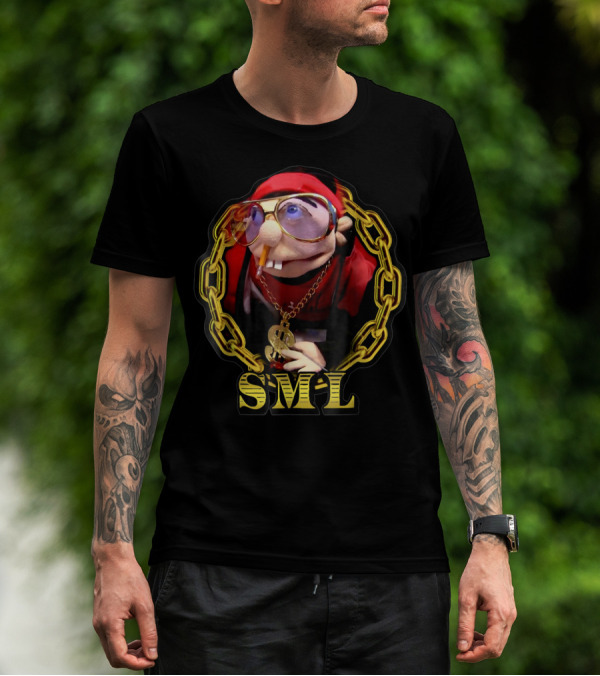 SML Rapper Jeffy Doll With Gold Chain Doll T-Shirt