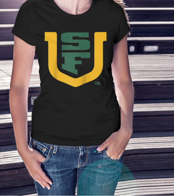 University Of San Francisco Dons NCAA SF Logo PPSNU031 Rag T-Shirt