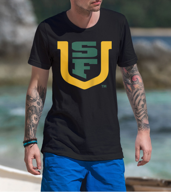 University Of San Francisco Dons NCAA SF Logo PPSNU031 Rag T-Shirt