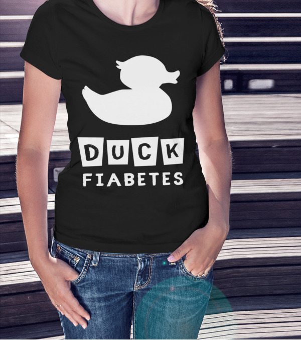 Duck Fiabetes Funny Diabetic Type 1 Diabetes T-Shirt