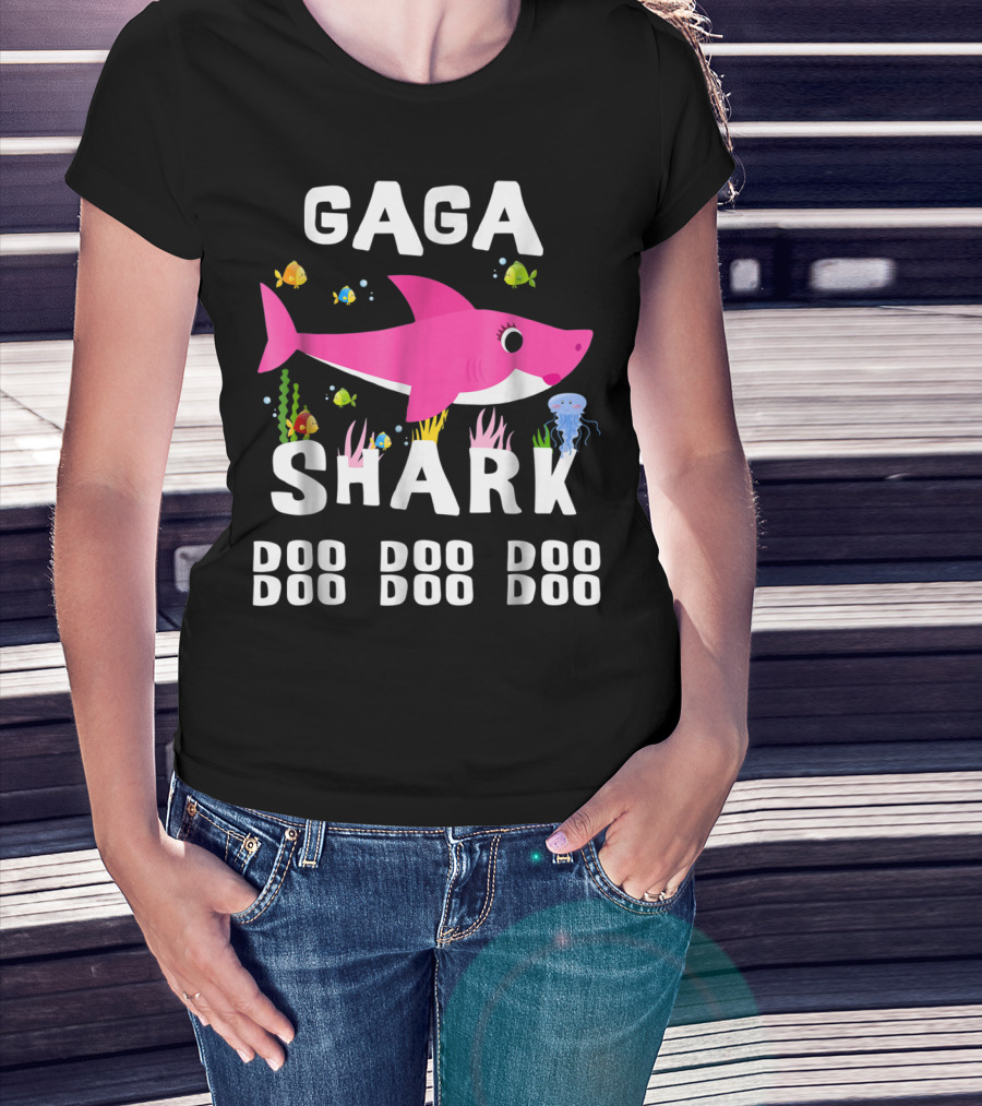 Gaga Shark Doo Doo Doo Mother's Day Chr T-Shirt