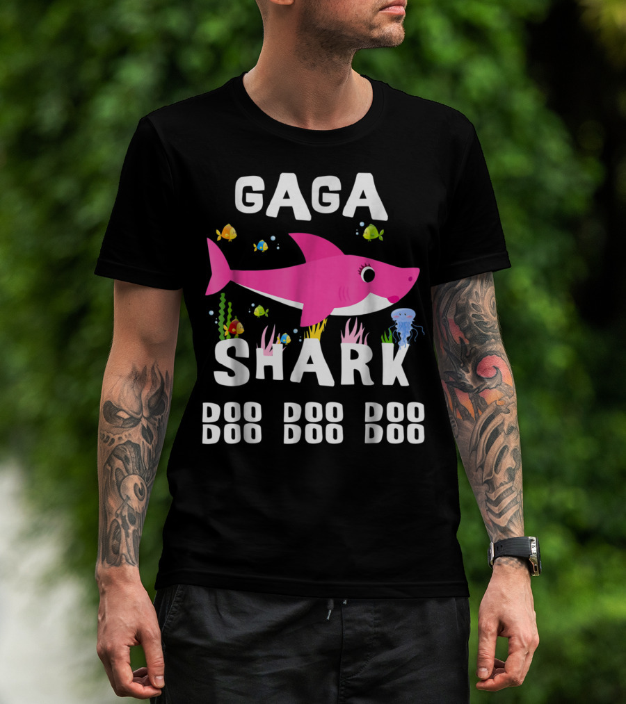 Gaga Shark Doo Doo Doo Mother's Day Chr T-Shirt