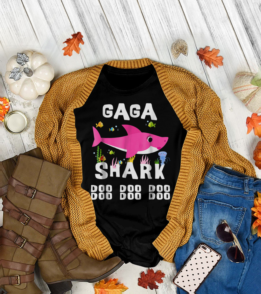 Gaga Shark Doo Doo Doo Mother's Day Chr T-Shirt