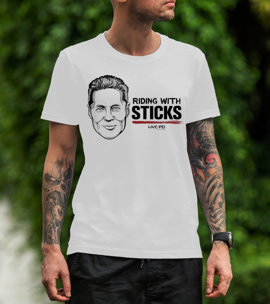 Riding With Sticks Live PD T-Shirt