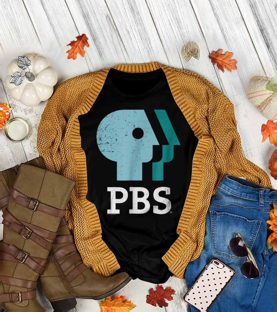 PBS Distressed Sky Mint Pistachio T-Shirt