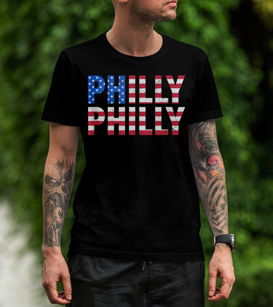 Philly Philly USA Flag T-Shirt