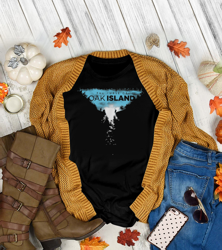 The Curse of Oak Island Mysterious Treasure Excavation Scene T-Shirt