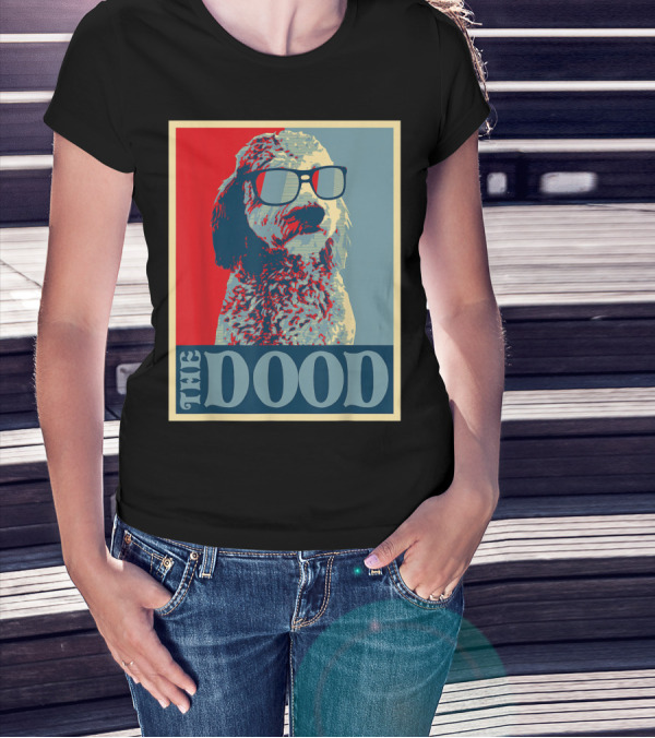 The Dood Goldendoodle Doodle Mom And Dood Dad Retro T-Shirt