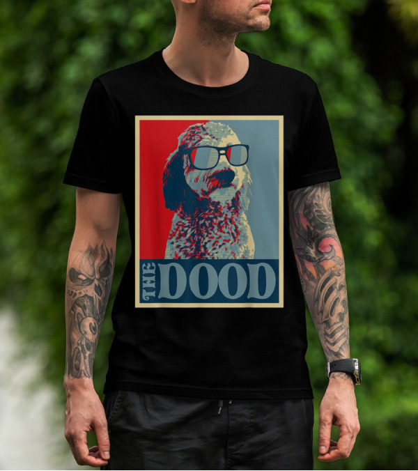 The Dood Goldendoodle Doodle Mom And Dood Dad Retro T-Shirt