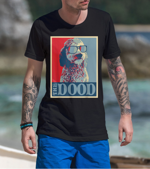 The Dood Goldendoodle Doodle Mom And Dood Dad Retro T-Shirt