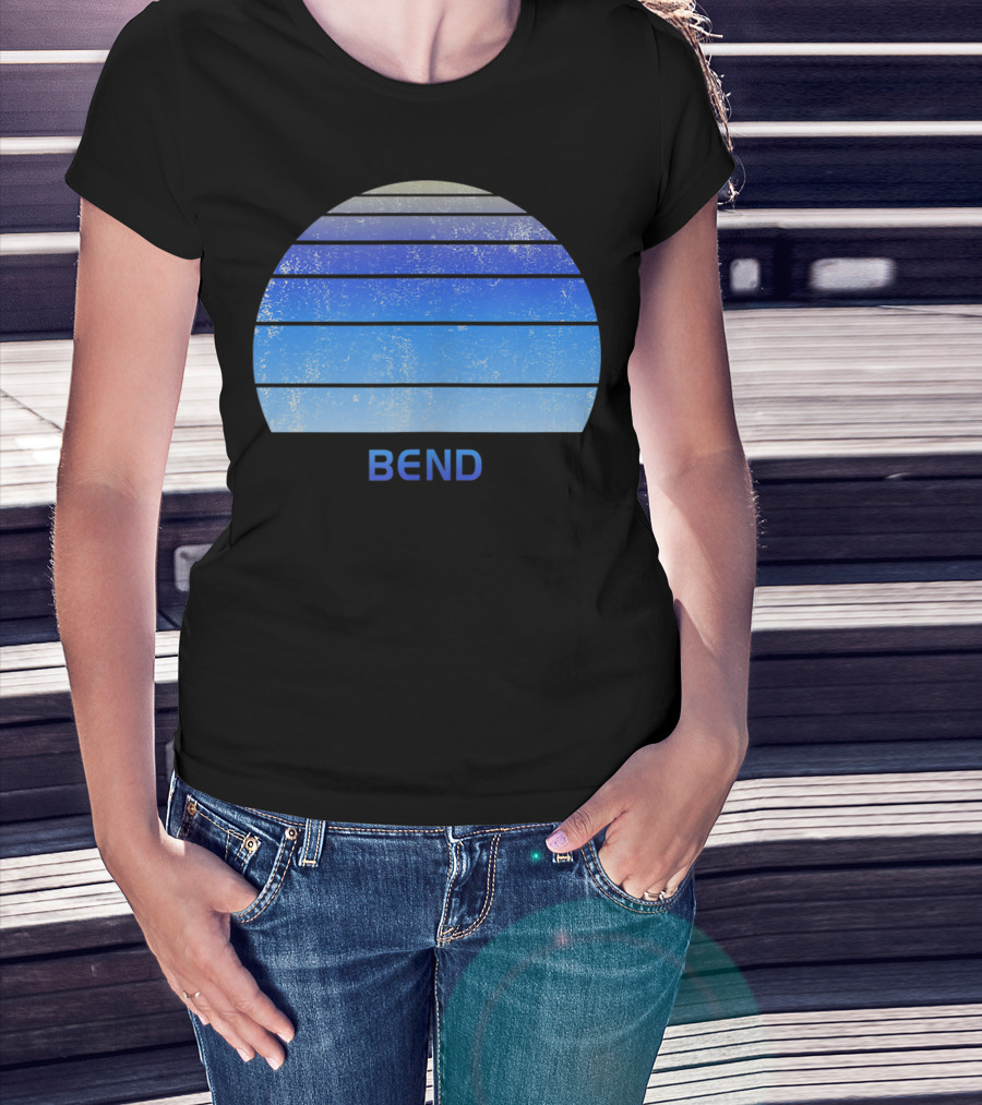 Vintage Bend Oregon Retro Sunset T-Shirt