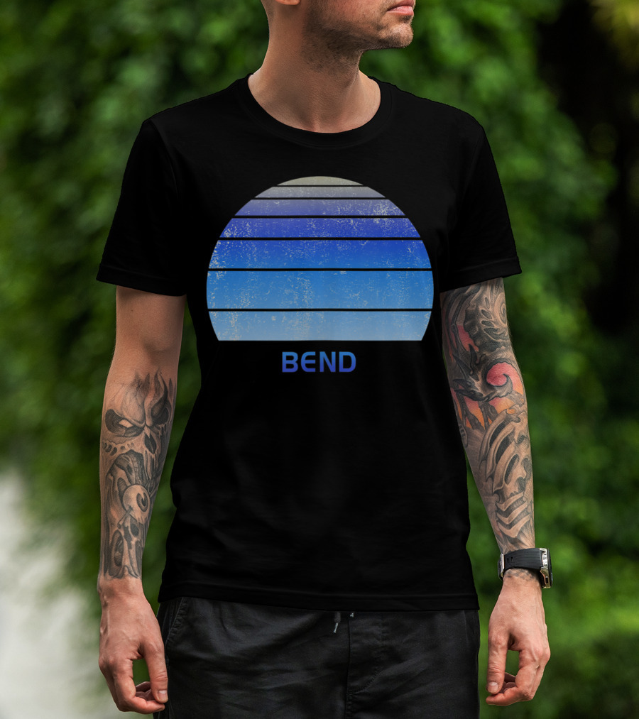 Vintage Bend Oregon Retro Sunset T-Shirt