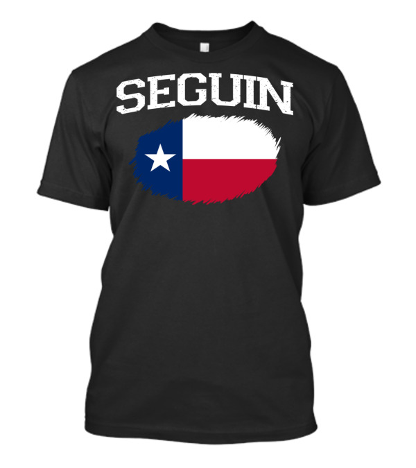 Seguin Texas Flag Vintage USA Sports T-Shirt