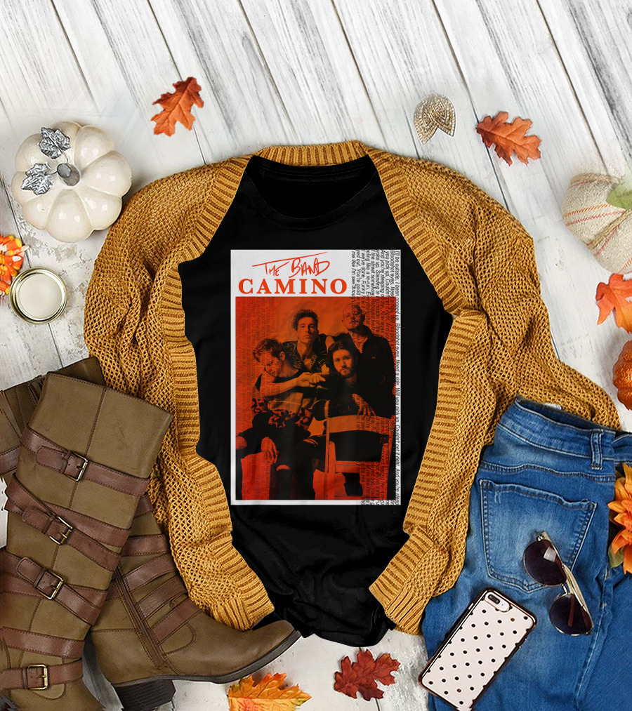 The Band Camino See Tryhard Music Through Orange T-Shirt