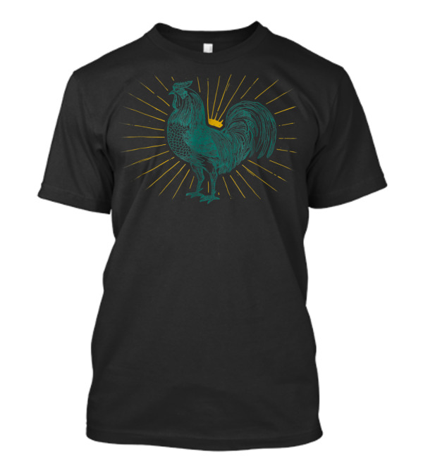 Funny Chicken Lover Farm Poultry Farmer Radiant Rooster T-Shirt