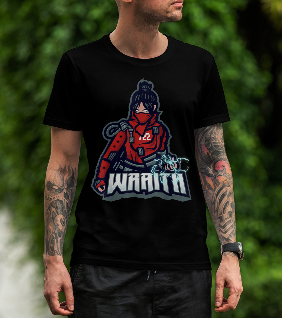 Apex Legends Wraith Red 12 Video Gamer T-Shirt