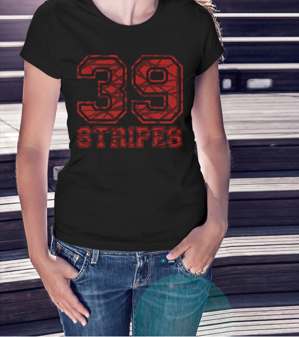 39 Stripes We Are Healed Isaiah 535 Cross T-Shirt