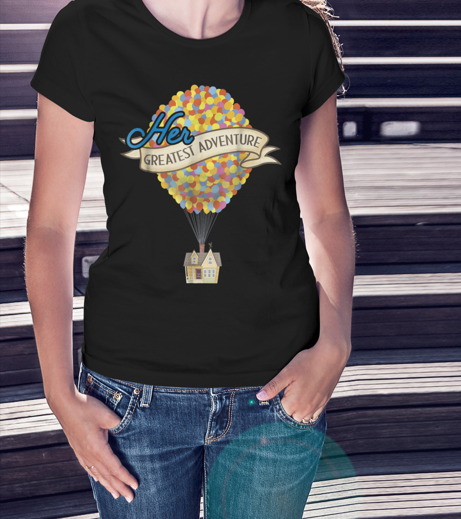 Disney Pixar Up Her Greatest Adventure Balloon House T-Shirt