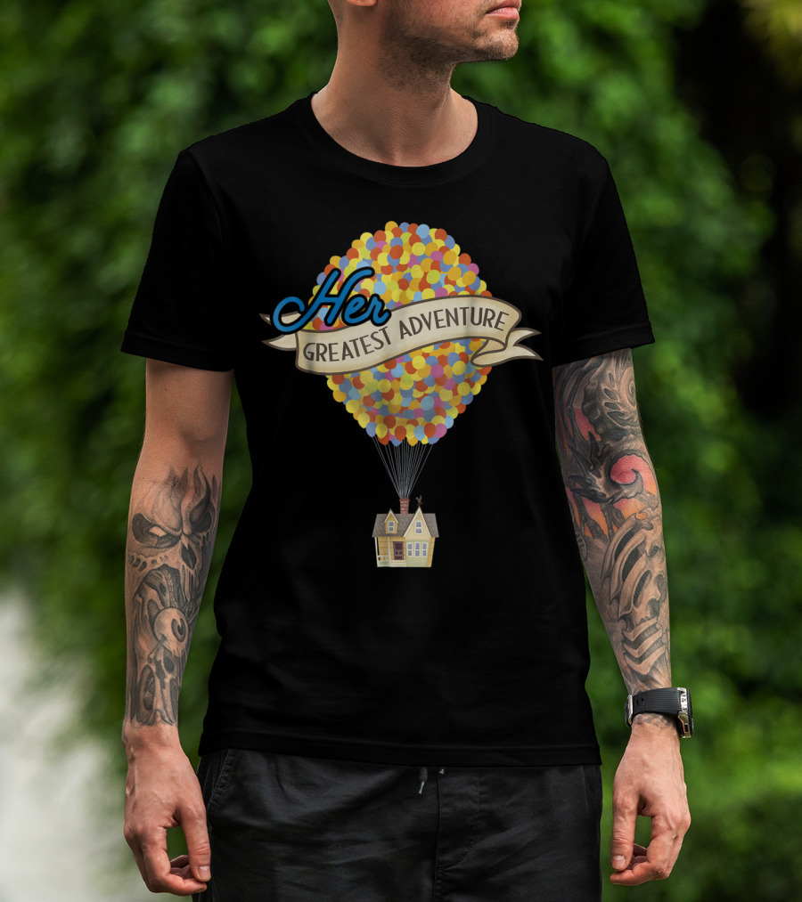 Disney Pixar Up Her Greatest Adventure Balloon House T-Shirt