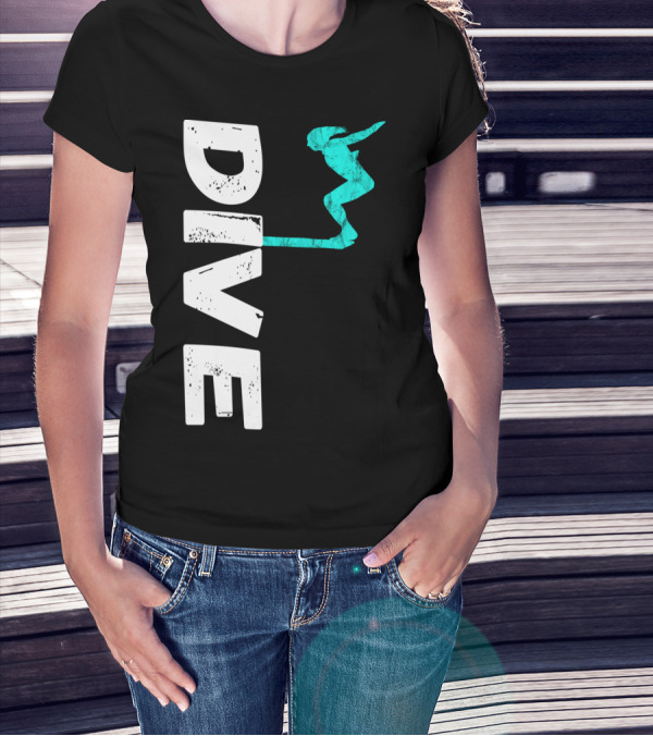 Dive Springboard Platform Diving Board Jumper T-Shirt