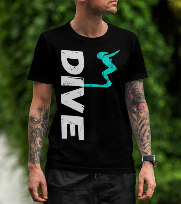 Dive Springboard Platform Diving Board Jumper T-Shirt