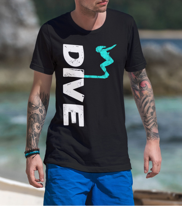 Dive Springboard Platform Diving Board Jumper T-Shirt