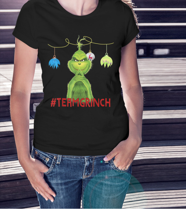 Drseuss Thegrinch #Teamgrinch Christmas T-Shirt