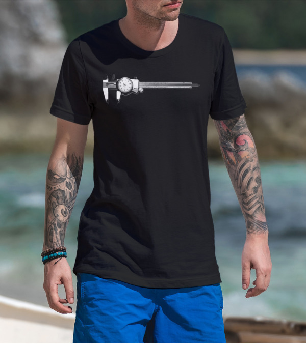 Eliot Goods Precision Dial Caliper Measurement Tool T-Shirt