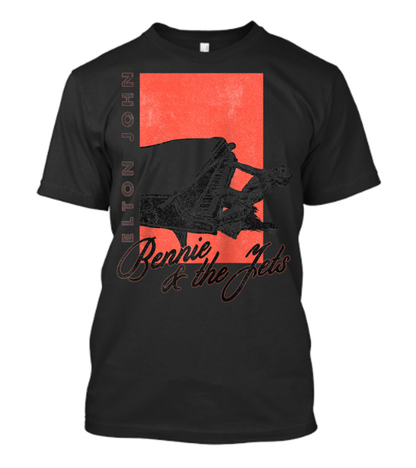 Elton John Bennie And The Jets Piano T-Shirt