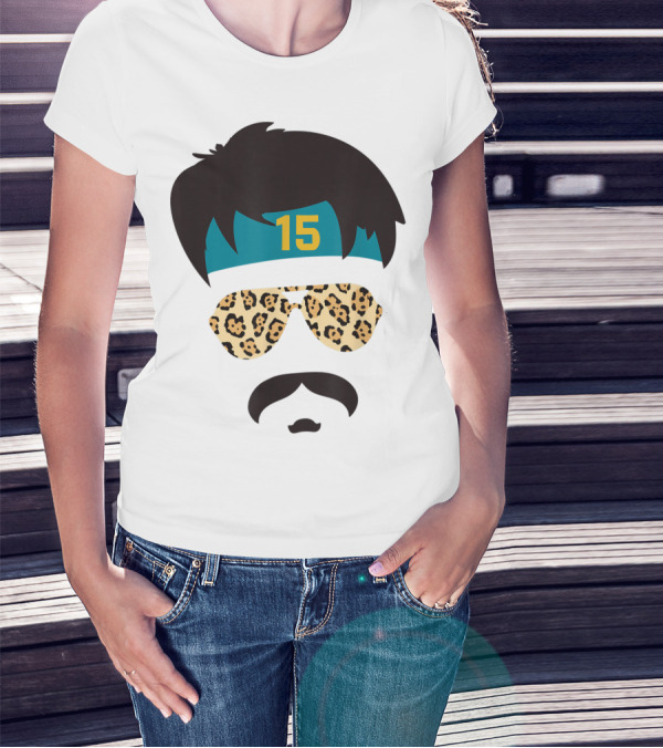 Jacksonville Football Uncle Rico Leopard Sunglasses 15 Headband 904 T-Shirt