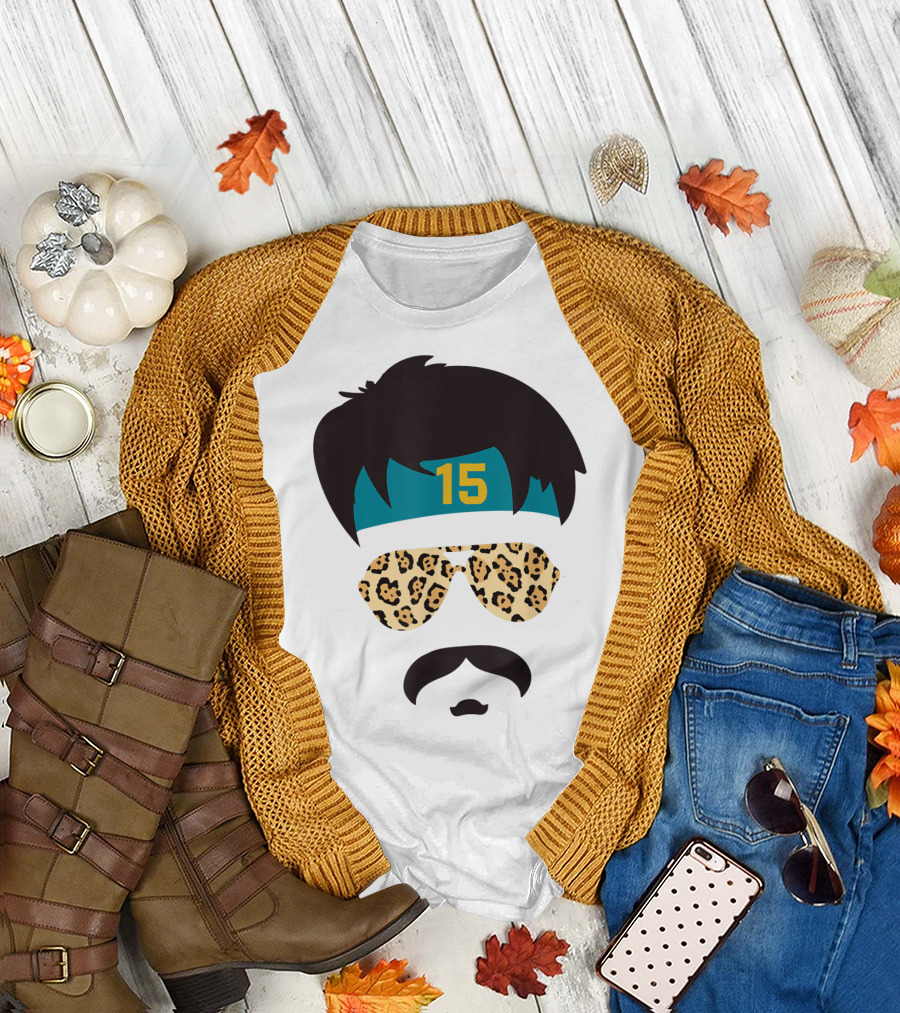 Jacksonville Football Uncle Rico Leopard Sunglasses 15 Headband 904 T-Shirt