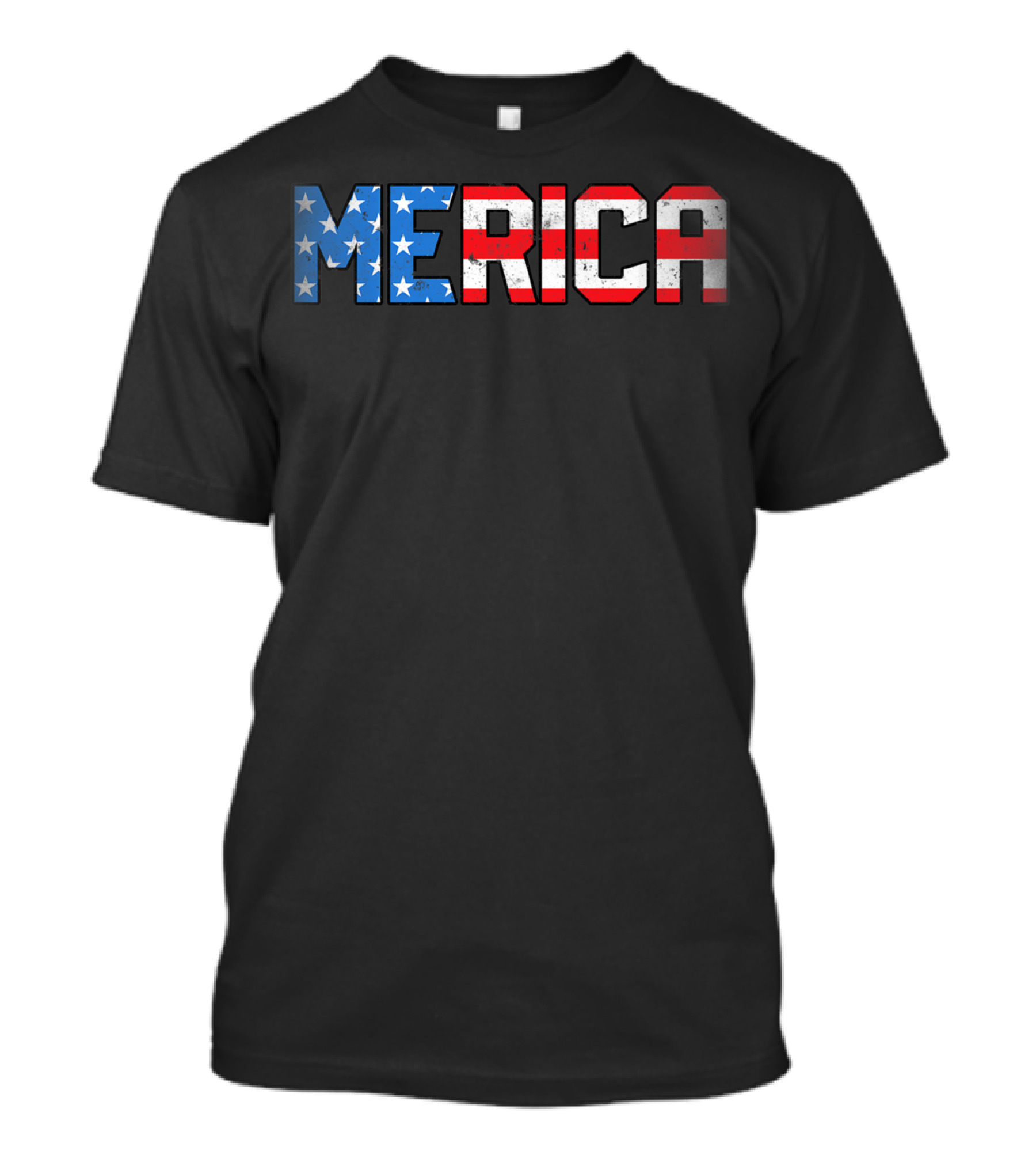Merica USA American Flag 4th Of July T-Shirt