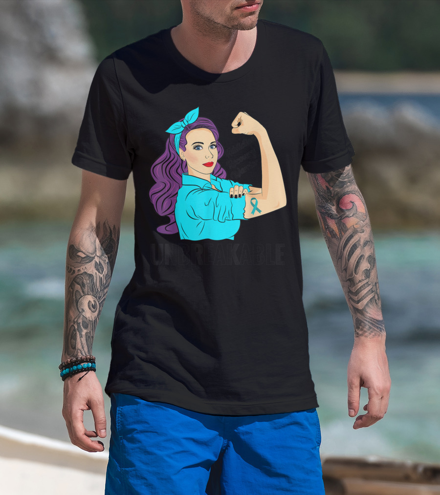 Addiction Recovery Warrior Unbreakable Empowerment Tattoo T-Shirt