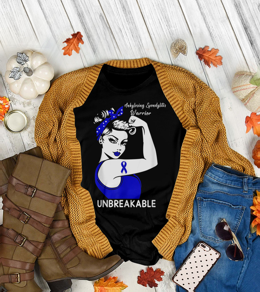 Ankylosing Spondylitis Warrior Unbreakable T-Shirt
