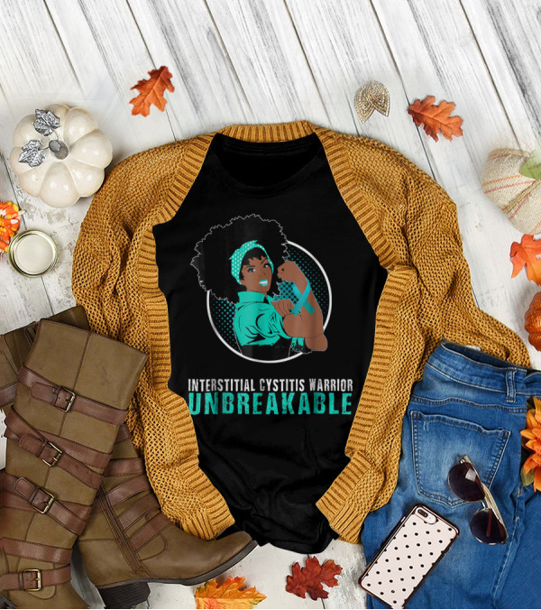 Interstitial Cystitis Warrior Unbreakable T-Shirt